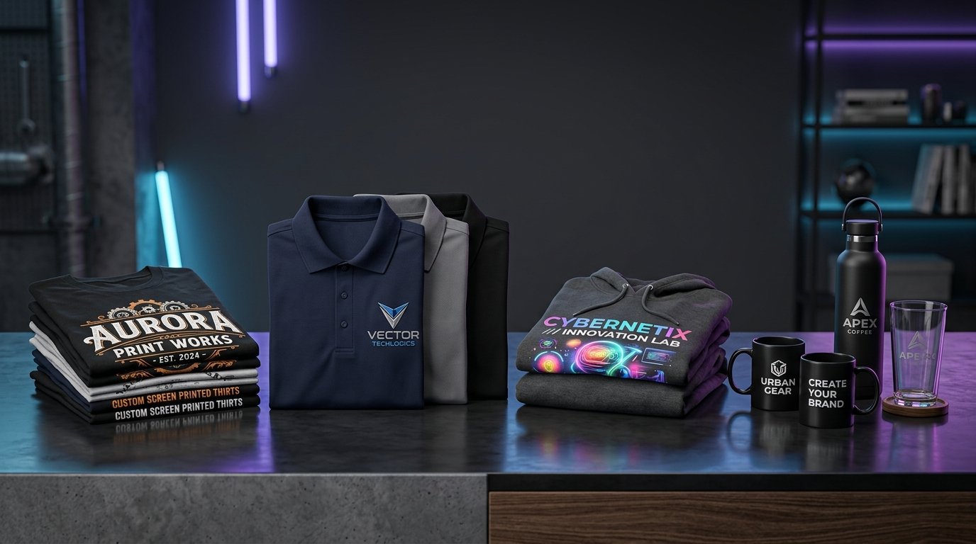 Custom Screen Printing and Embroidery Showcase